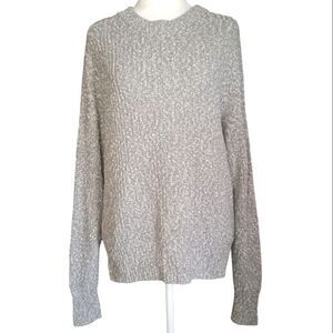 Universal Thread Gray Knitted Slouchy Oversized Sweater Size Medium